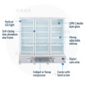 Armoire réfrigérée de refroidissement à trois portes en verre pour boisson
